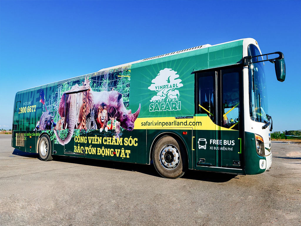 xe bus don khach di vinpearl 2021