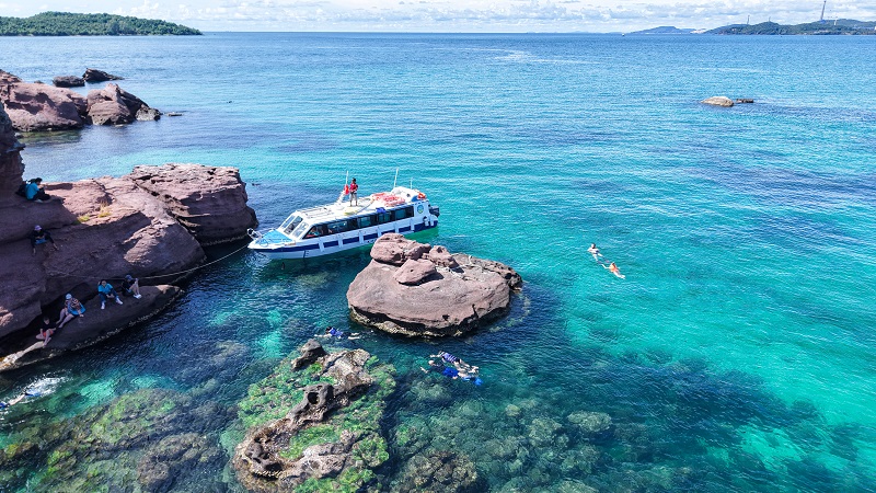 hòn gầm ghì tour 3 đảo phú quốc