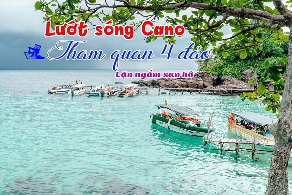 Tour 4 đảo + Cáp treo hòn Thơm + FREE vé công viên nước Aquatopia đến hết tháng 09/2020