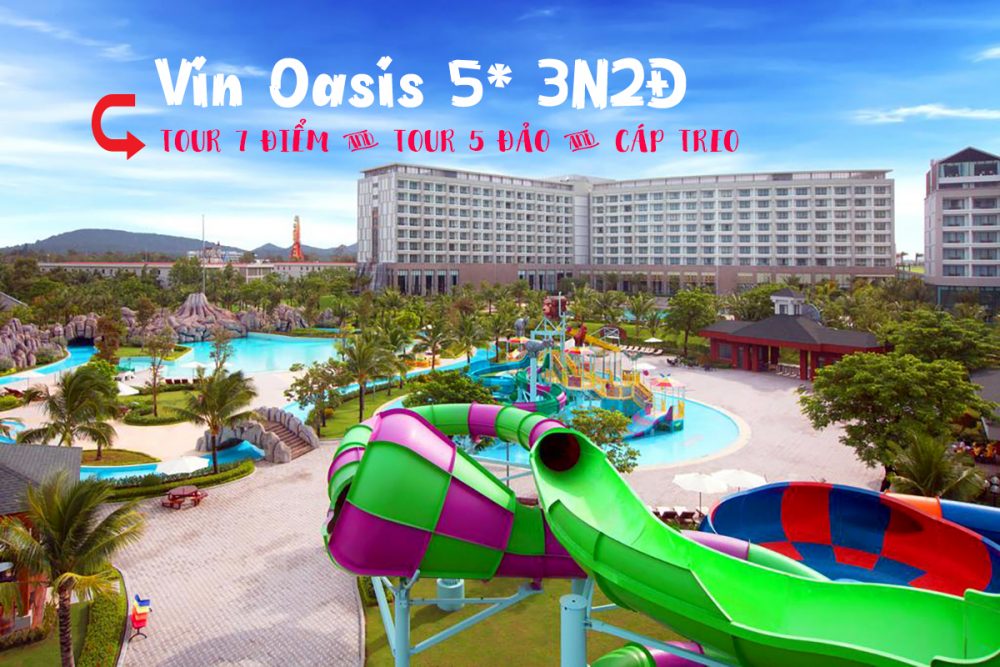 Tour Phú Quốc 3 ngày 2 đêm khách sạn Vin Oasis + Tour 5 đảo