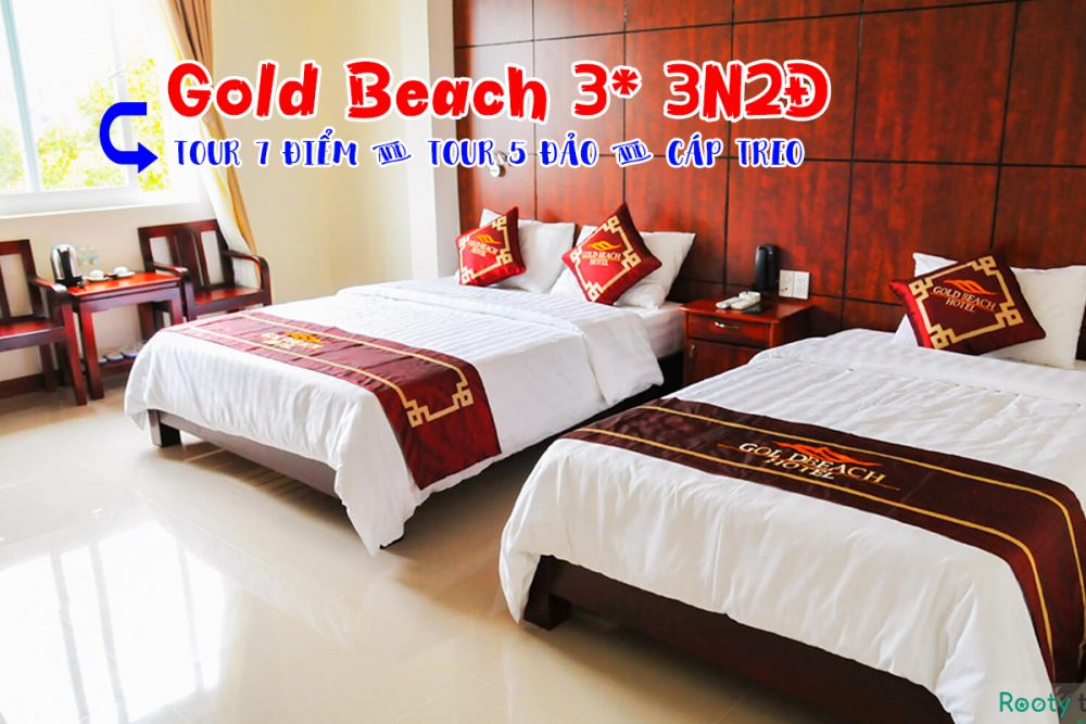 Tour Phú Quốc 3 ngày 2 đêm khách sạn Gold Beach