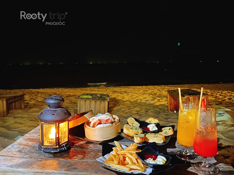 giá đồ uống ocsen beach bar