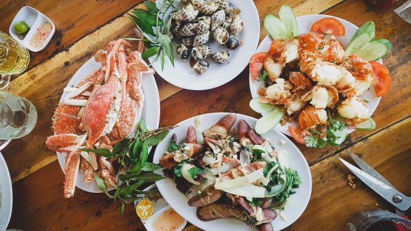 món ăn tại làng chài hàm ninh