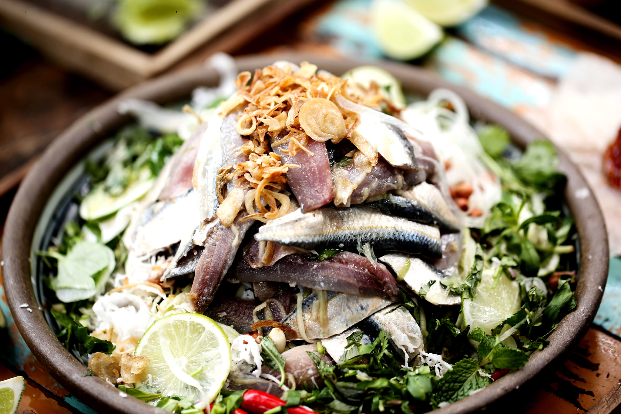 Gỏi cá trích Phú Quốc thơm ngon khó cưỡng