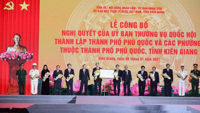 Lễ công bố thành lập thành phố Phú Quốc