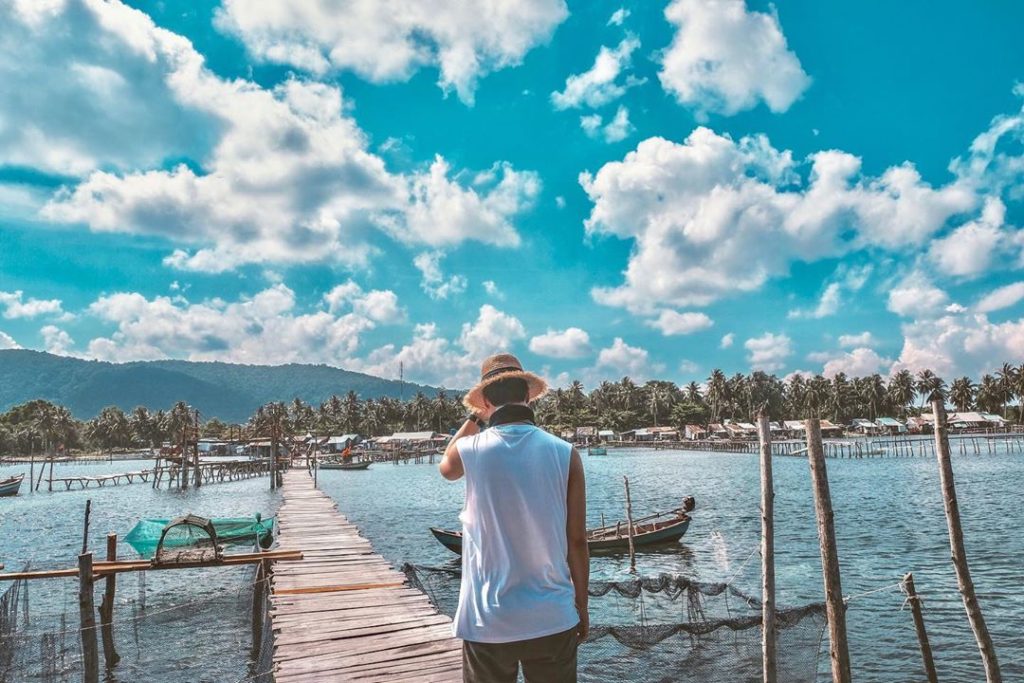 Làng chài Rạch Vẹm Phú Quốc vô cùng thơ mộng