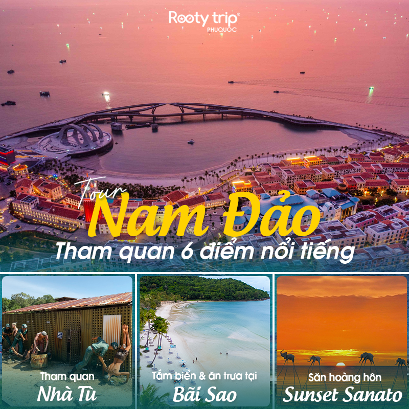 tour nam đảo tham quan 6 điểm phú quốc
