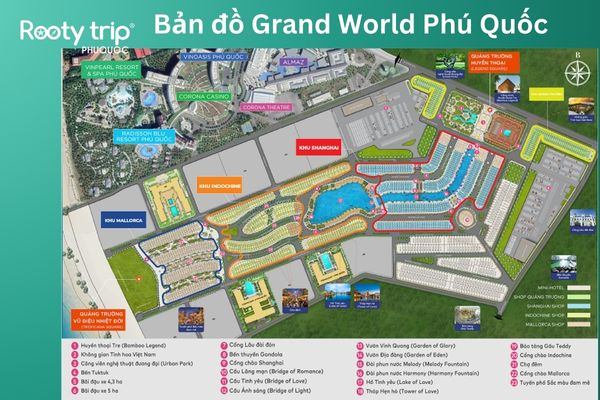 Grand World Phu Quoc Map