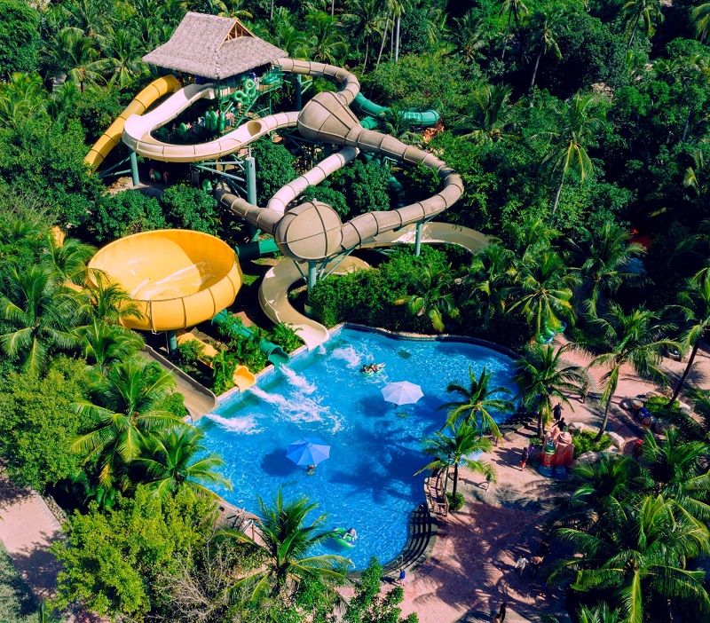 Aquatopia Water Park on Hon Thom Island, Phu Quoc
