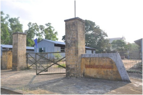 Gate and Command House of Phu Quoc Prison before renovation