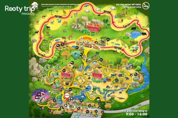 Safari Phu Quoc Map