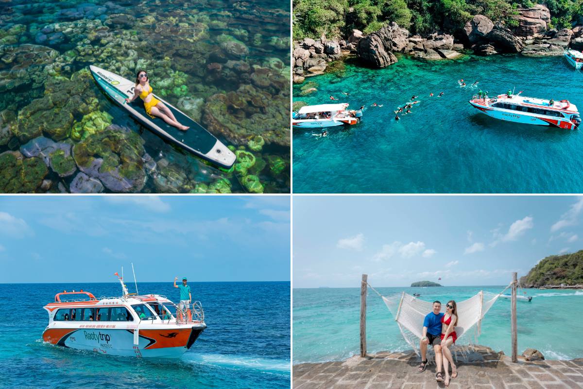 Chụp hình và lặn ngắm san hô thỏa thích trong Tour Cano 3 Đảo của Rooty Trip Phú Quốc