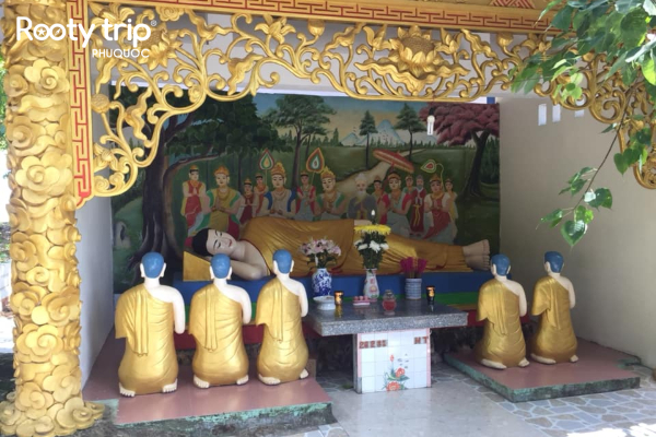 Tượng Phật Thích Ca nhập diệt tại chùa Sùng Hưng