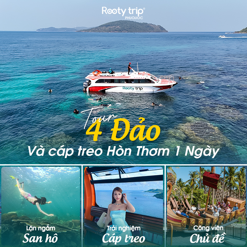 tour 4 đảo phú quốc