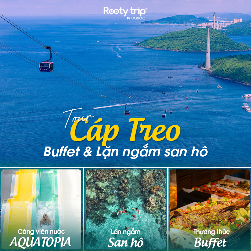 tour cáp treo lặn ngắm san hô phú quốc