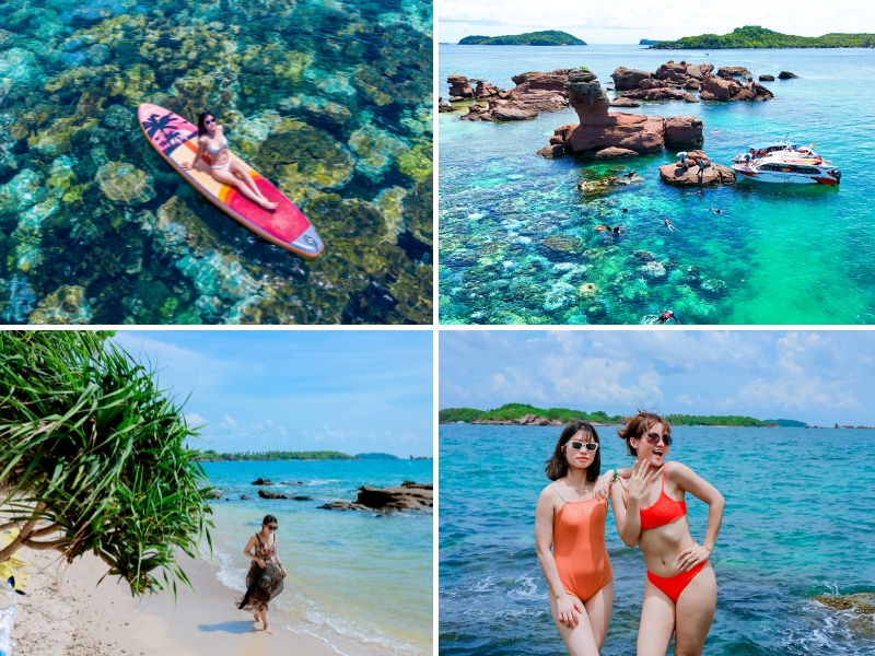 Hưởng ngoạn biển đảo đẹp lung linh và chụp hình miễn phí trong tour đảo Rooty Trip Phú Quốc
