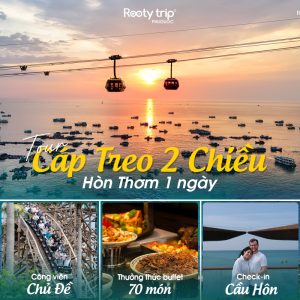 tour cáp treo hòn thơm 2 chiều phú quốc