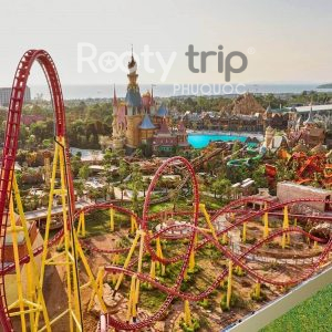tàu lượn thần zeus tour vinwonders grand world phú quốc