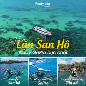 tour lặn ngắm san hô gopro