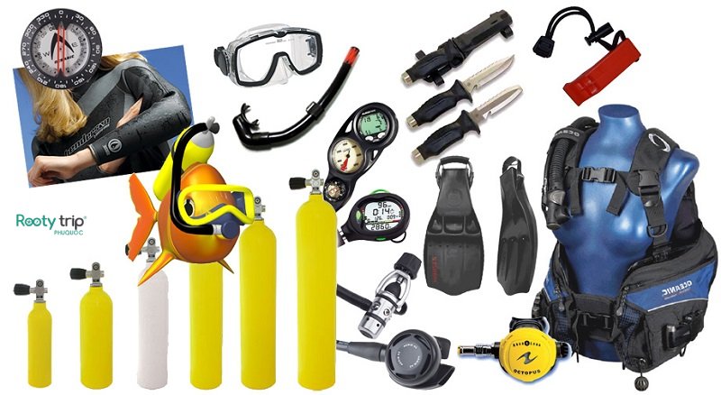 Prepare proper diving equipment