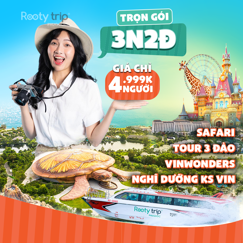 tour phú quốc 3 ngày 2 đêm dành cho gia đình