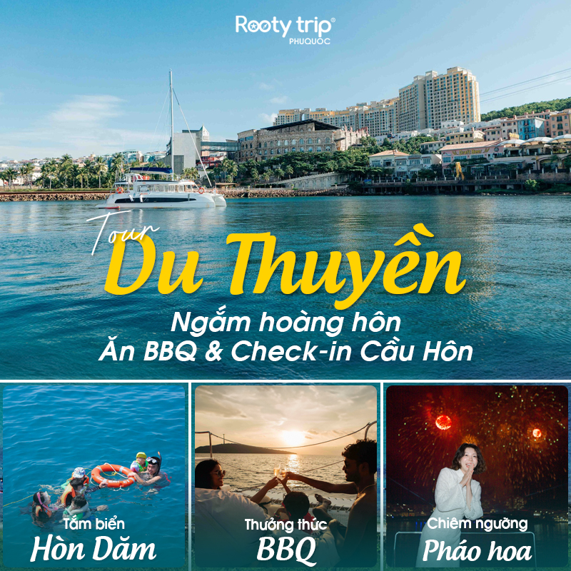 tour du thuyền ngắm hoàng hôn phú quốc