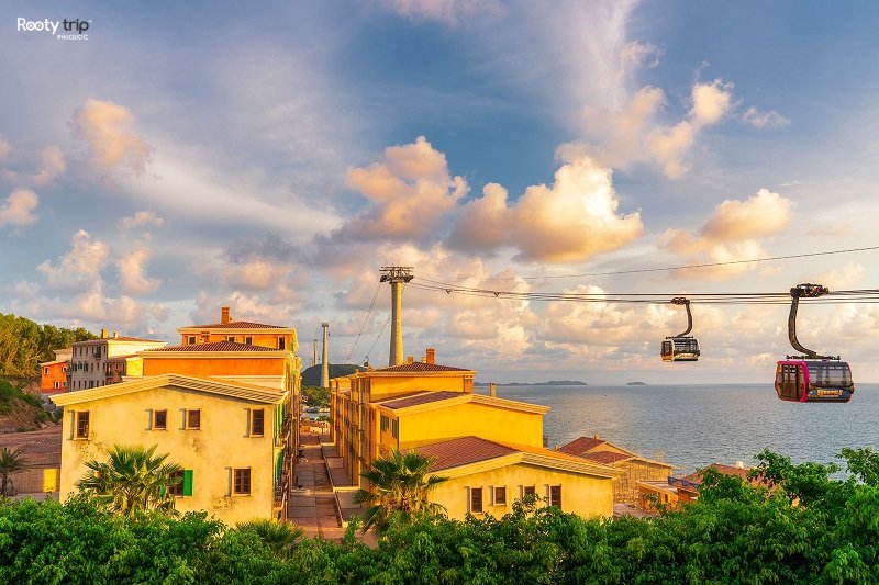 tour cano cáp treo buffet hòn thơm