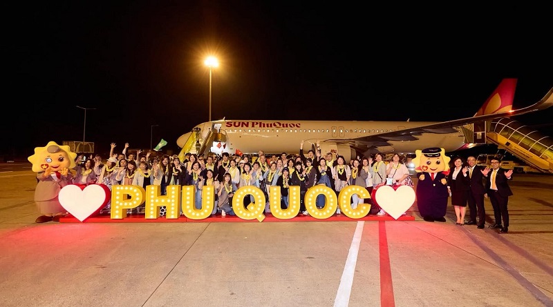 chuyến bay đầu tiên từ Đài Bắc - Phú Quốc