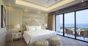 wyndham grand deluxe suite ocean view bedroom