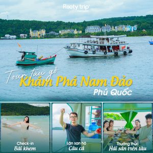 tour tàu gỗ phú quốc 1 ngày