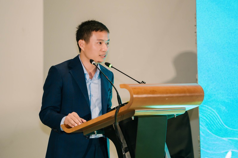 CEO Phạm Quang Hậu phát biểu